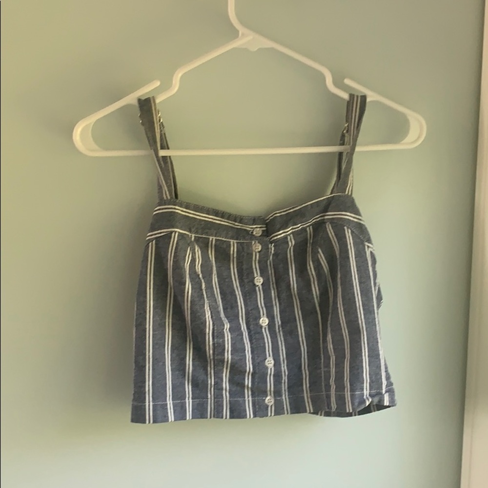 Brandy Melville Button Down Tank Top